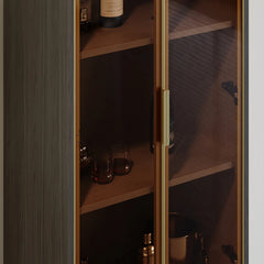 GlassGlow Bar Cabinet