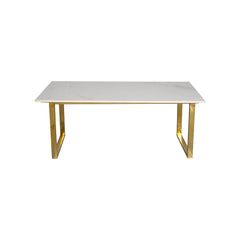 Colson Coffee Table With Golden SS Base