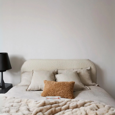 Helsinki Bed in Premium Boucle Fabric
