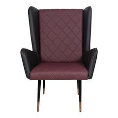 Brado Accent Chair in Leatherette fabric