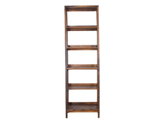 Ladder Bookshelf Display Unit In Sheesham Wood