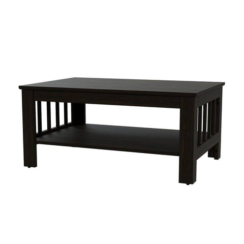 Jemb Sheesham Wood Coffee Table With Marble Top