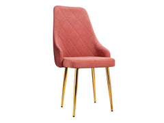Alaska Dining Cum Lounge Chair in Golden Legs