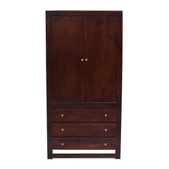 Bacado 2 Door Wardrobe in Sheesham Wood