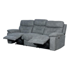 Paradise 3 Seater Motorized Recliner in Grey Color