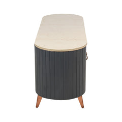 Misty TV Console With Marble Top