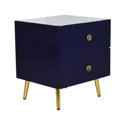 Brody Side Table in Blue Color