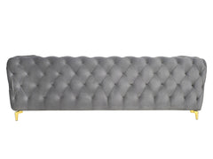 Dinzo Chesterfield 8 Seater Pure Leather Sofa