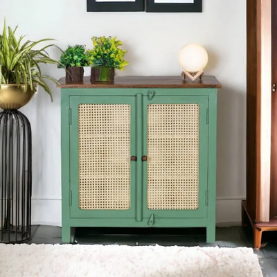 Cane Fusion Accent Cabinet