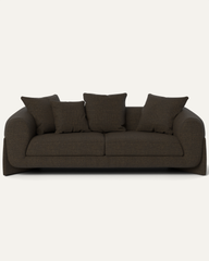 Uchiha 2 Seater Motorized Recliner in Fabric — Jute Blend