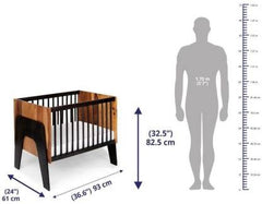 Bruto Crib-Cum-Study Table 2-in-1 Sheesham Wood