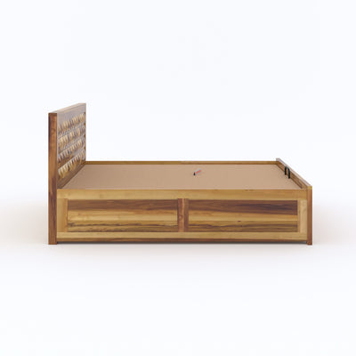 Nova Hydraulic Diamond Bed in Pure UP Teak