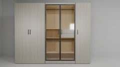 Mysterio Modular Wardrobe in HDHMR Board - Customizable
