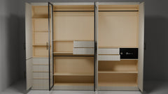 Mysterio Modular Wardrobe in HDHMR Board - Customizable