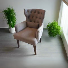 Chesterfield Lounge Chair Cum Dining Chair