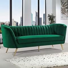 Casaliving 3 Seater Sofa In Premium Velvet Fabric