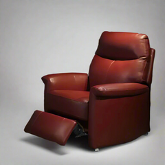 Amelia Leather Battery Operated Recliner Chair