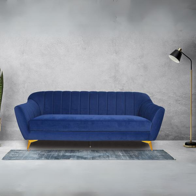 Marco sectional sofa In Velvet Fabric