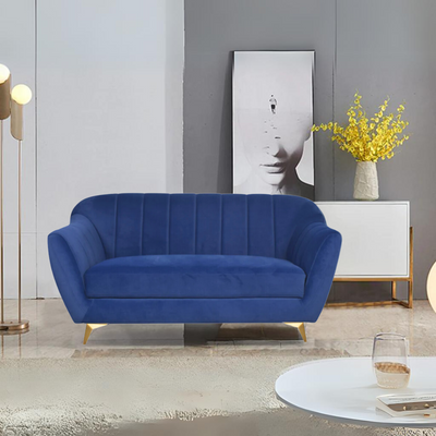 Marco sectional sofa In Velvet Fabric