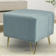 Anslay Ottoman With Golden Legs