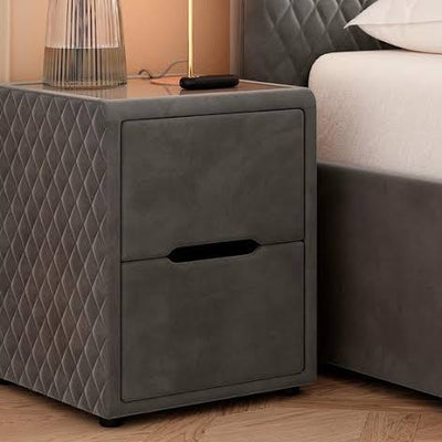 Heritage Upholstered Bed Side Table
