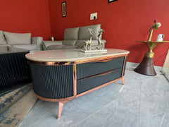 Greeve Coffee Table in Marble Top