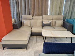 Magnus sectional sofa in leatherette