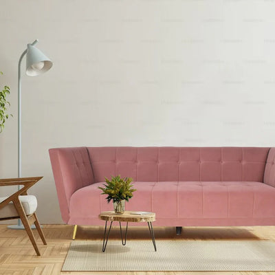 Mofasa Sectional 3.5 Seater Sofa Premium Velvet Fabric