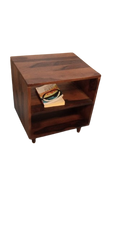 Open Bedside Table In Sheesham Wood