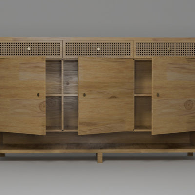 Reza shoe rack in HDHMR board (customizable)