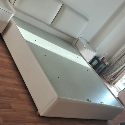 Adolph Double Bed With Manual Box Storage