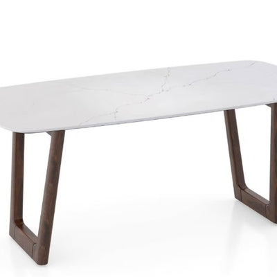 6 Seater Dining Table-White