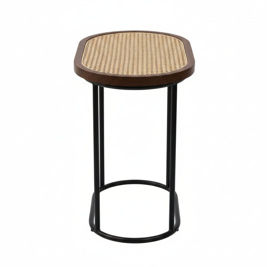 Baha Side Table with Cane Design