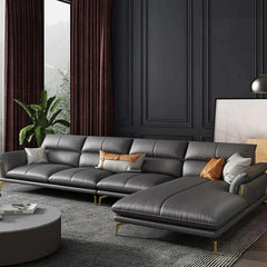 Modern Italian Leather Sofa