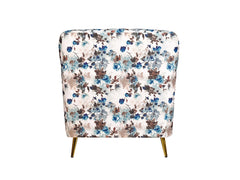 Adoree Lounge Chair in Premium Velvet Fabric