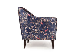 Lucas Lounge Chair In Floral Printed Fabric