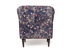 Lucas Lounge Chair In Floral Printed Fabric