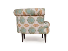 Bardot Lounge Chair In Floral Premium Suede