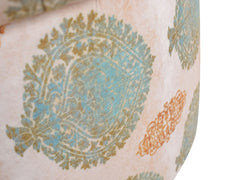 Bardot Lounge Chair In Floral Premium Suede