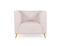 Haaken 1 Seater Sofa in Premium Velvet Fabric