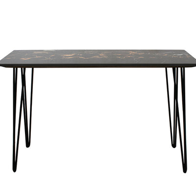 Stella Console In Black Marble Top