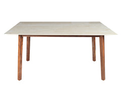 Advik marble dining table 6 seatar Set In Victoria Chairs