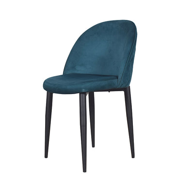 Noel Accent Chair In Premium Velvet Green Fabric