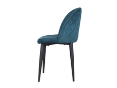 Noel Accent Chair In Premium Velvet Green Fabric