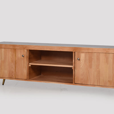 Alice Marble TV Console With Golden Legs