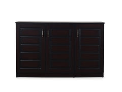 Lydia Shoe Cabinet 3 Door Finish Dark Walnut