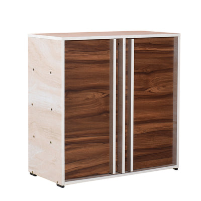 Cora Shoe Cabinet 2 Door Finish Walnut (White Oak)