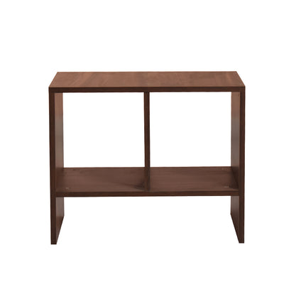 Camila Bed Side Table in Walnut Finish