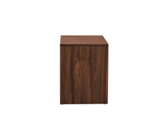 Camila Bed Side Table in Walnut Finish