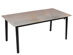 Carly Marble Dining Set With Noel Chairs